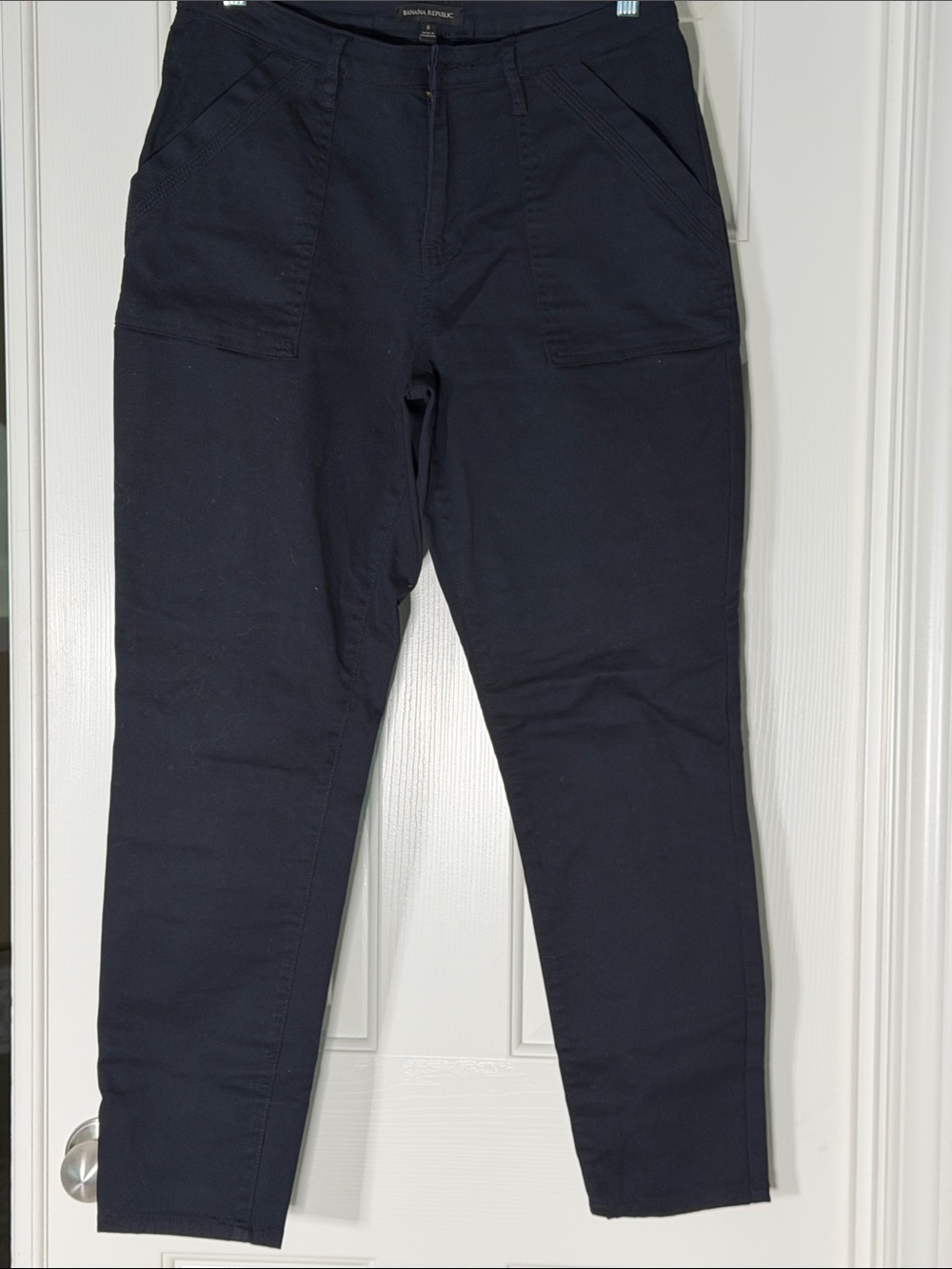 Banana Republic Dark Navy Tapered Ankle Pants